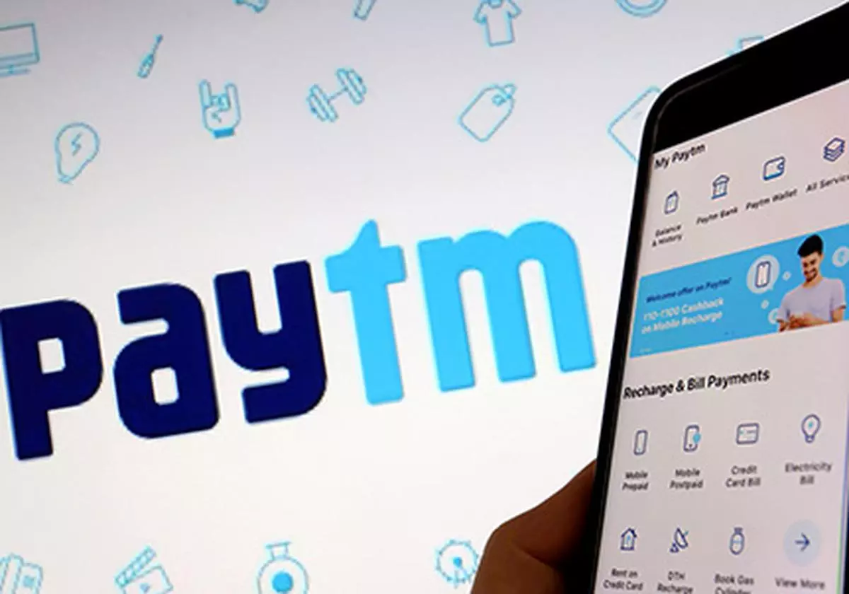 File photo: The user interface of the Paytm payments app