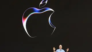 Apple CEO Tim Cook speaks before the start of the Apple Worldwide Developers Conference at its headquarters on June 05, 2023 in Cupertino, California. Apple CEO Tim Cook kicked off the annual WWDC23 developer conference Apple CEO Tim Cook speaks before the start of the Apple Worldwide Developers Conference at its headquarters on June 05, 2023 in Cupertino, California. Apple CEO Tim Cook kicked off the annual WWDC23 developer conference