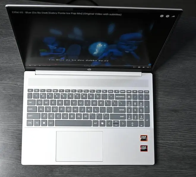 The keyboard offers decent key travel and firmness, making for a satisfactory typing experience. The keyboard offers decent key travel and firmness, making for a satisfactory typing experience.