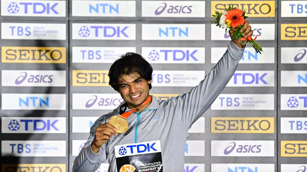 Neeraj Chopra scripts history yet again, becomes first Indian to win gold medal in World Athletics Championships