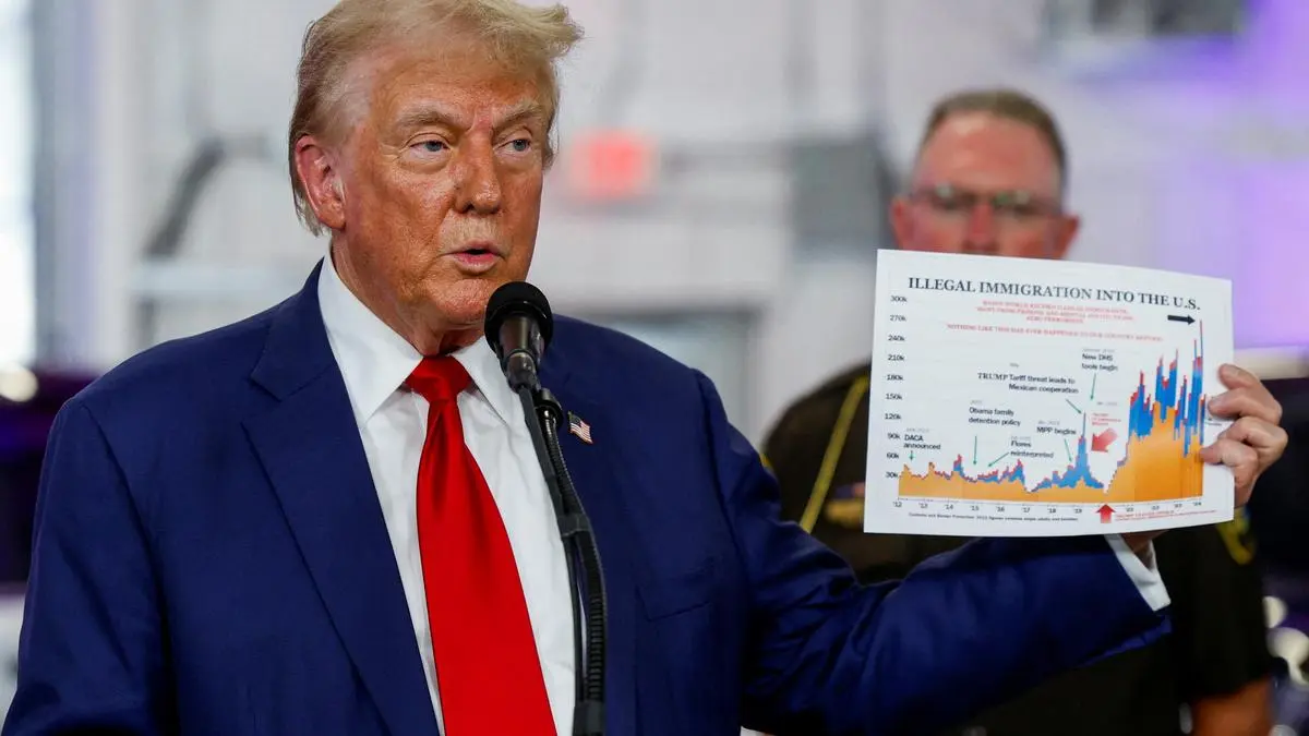 Trump fires immigration salvo, as expected