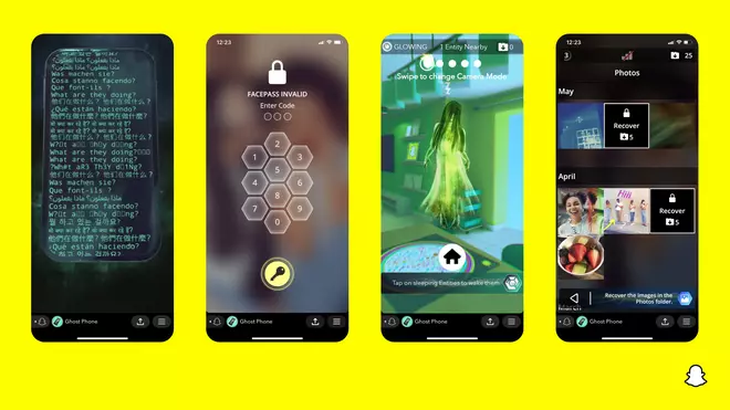 Snap provides Ghost Telephone AR recreation to Snapchat
