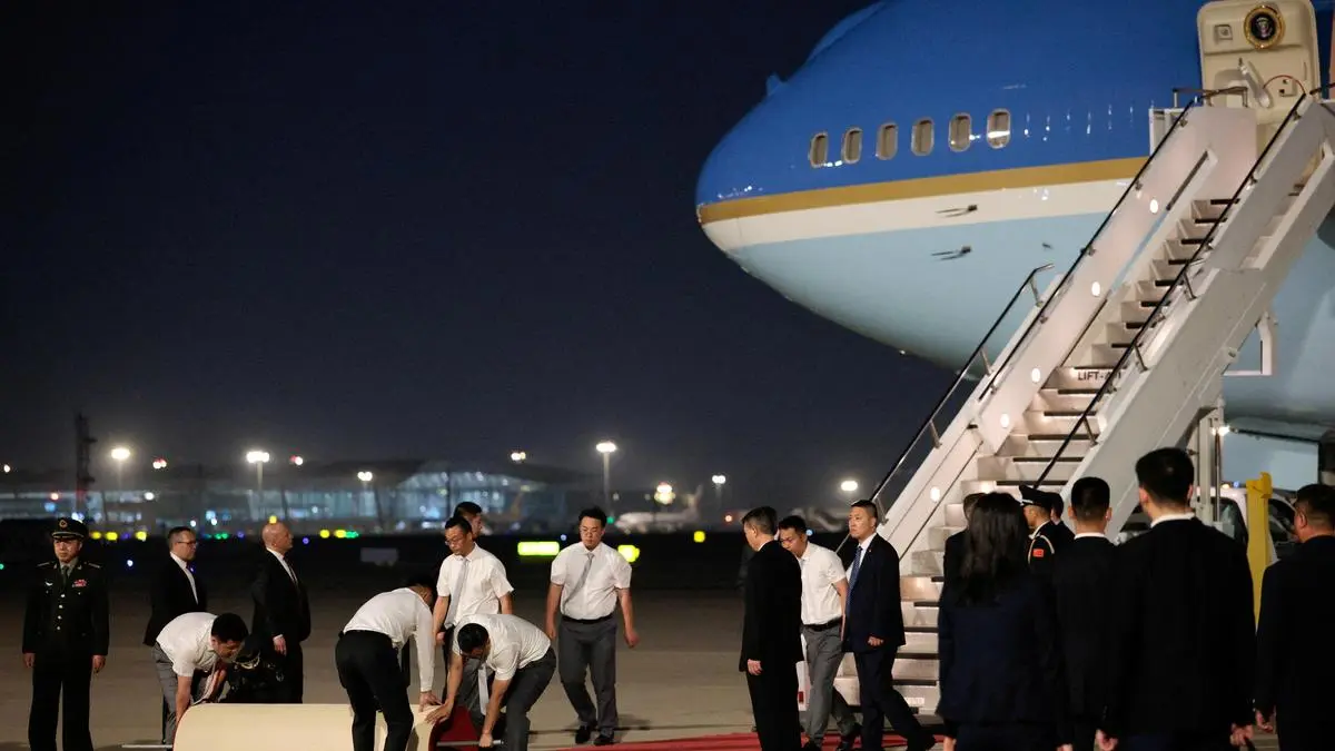Trump arrives in Beijing for talks with China's Xi on Iran war, trade and US arms sales to Taiwan