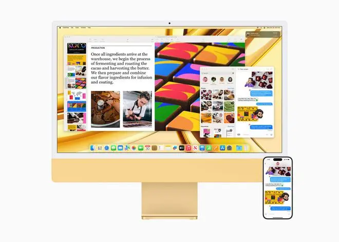 M3 takes the performance of iMac even further, so users can speed through edits on their high-resolution photos, and work across Apple devices with Continuity M3 takes the performance of iMac even further, so users can speed through edits on their high-resolution photos, and work across Apple devices with Continuity