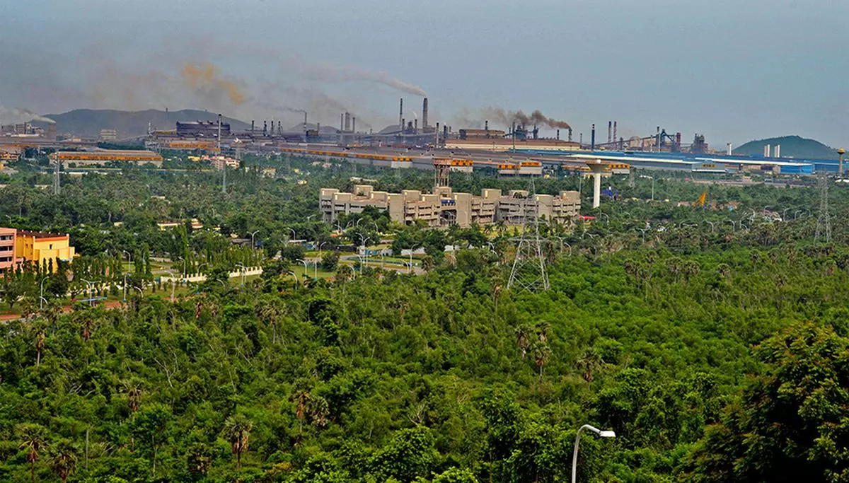 Visakhapatnam Steel Plant in Visakhapatnam, Andhra Pradesh (file image)