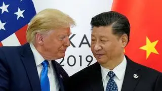 U.S. President Donald Trump with China’s President Xi Jinping
