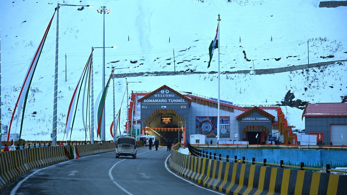 At 12,000 feet, workers race to complete strategic Zojila tunnel