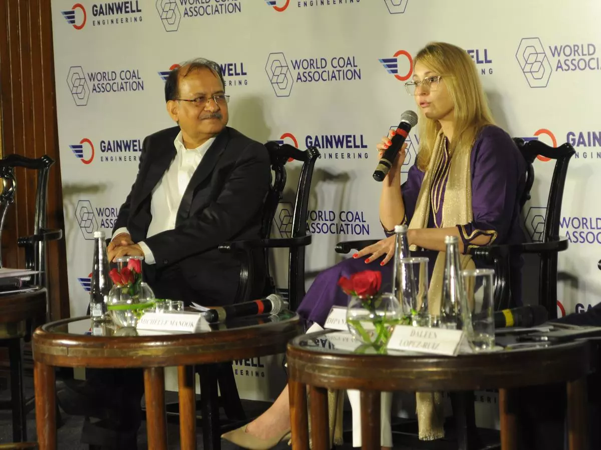Sunil Chaturvedi, Chairman Gainwell Engineering and Michelle Manook CEO, World Coal Association