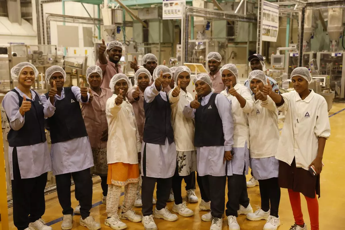 One of ITC’s largest FMCG plants at Trichy in Tamil Nadu has close to 1,500 women (nearly 75 per cent of the total workforce) working in the factory