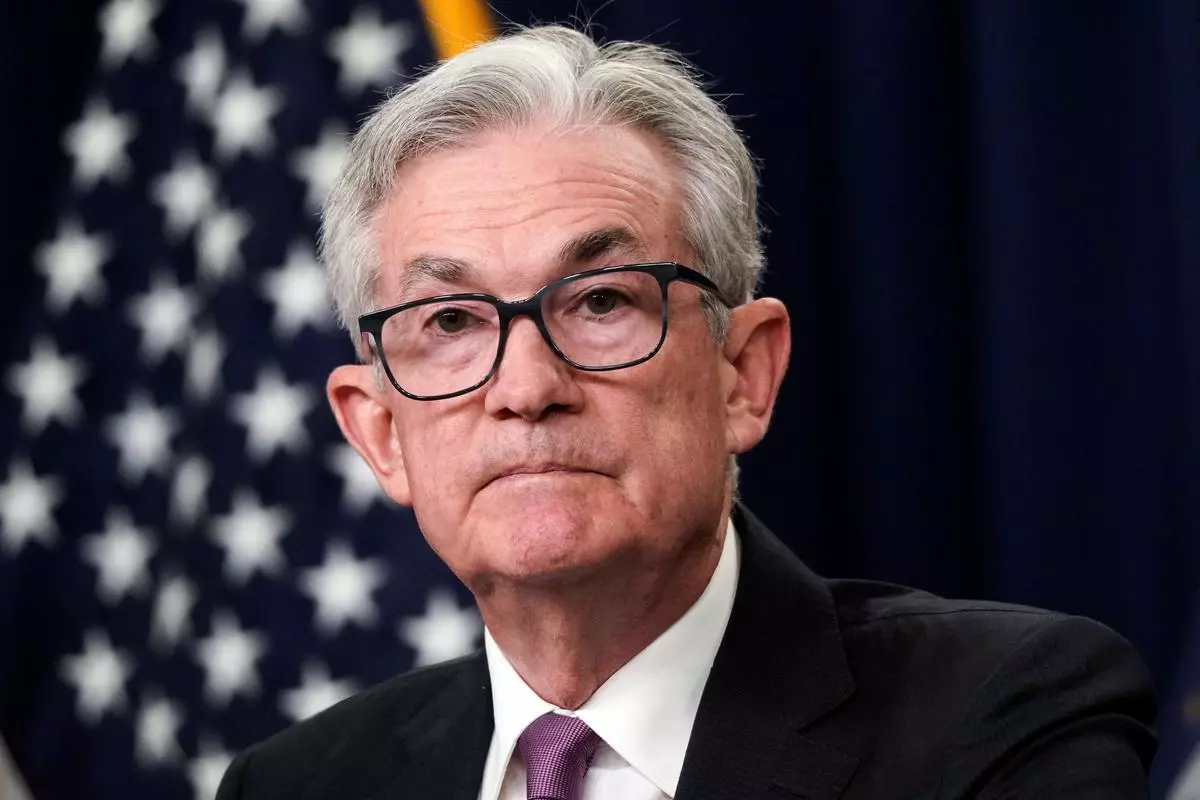 File picture of Federal Reserve Board Chairman Jerome Powell. The US central bank is expected to announce a big rate hike this week to subdue inflation 