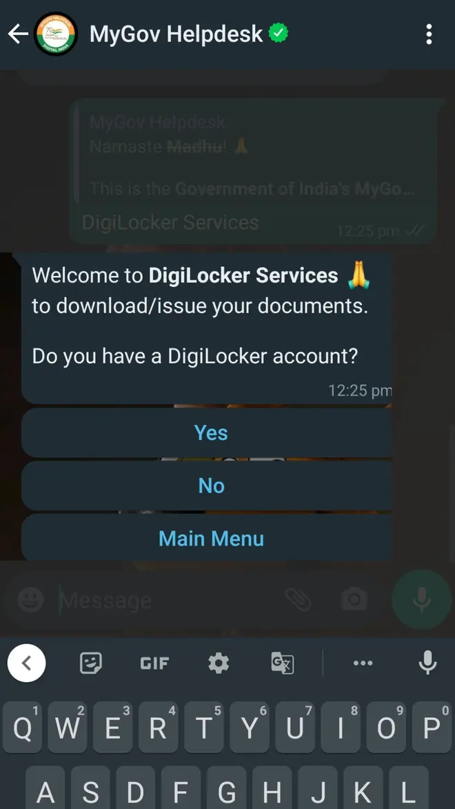Select ‘yes’ Select ‘yes’