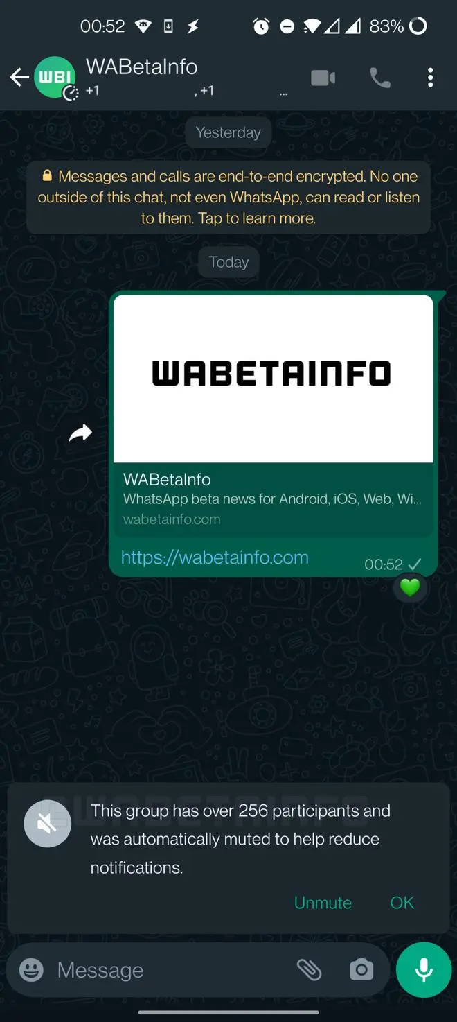 WhatsApp group feature WhatsApp group feature