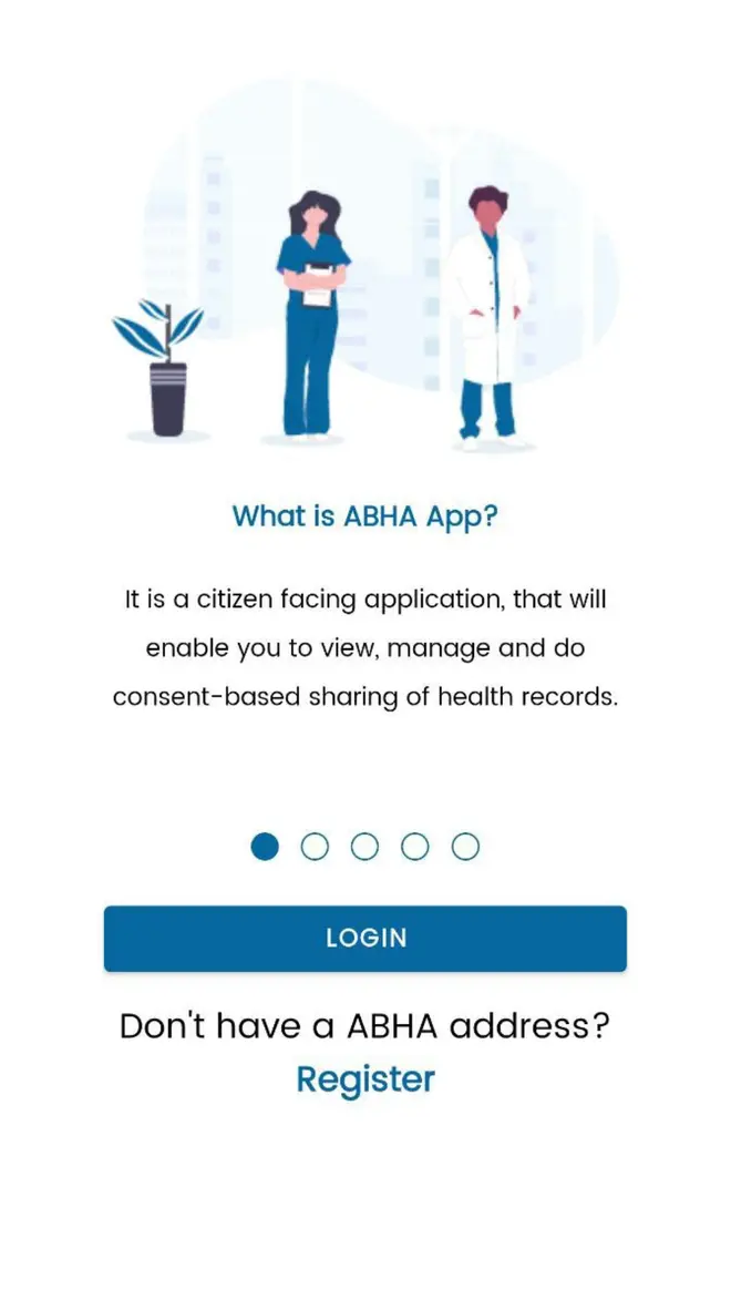 Login/ Register to use ABHA app Login/ Register to use ABHA app