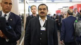 Gautam Adani, Chairman of Adani Group, in the Congress Center on day two of the World Economic Forum (WEF) in Davos Gautam Adani, Chairman of Adani Group, in the Congress Center on day two of the World Economic Forum (WEF) in Davos
