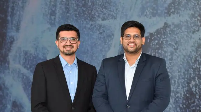 Krunal Patel (left), COO, Co-Founder, Indra Water, and Amrit Om Nayak, CEO and Co-Founder Krunal Patel (left), COO, Co-Founder, Indra Water, and Amrit Om Nayak, CEO and Co-Founder