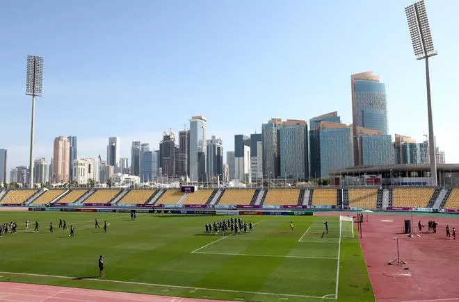 FIFA World Cup Qatar 2022: Referees and match officials take part in a training session 