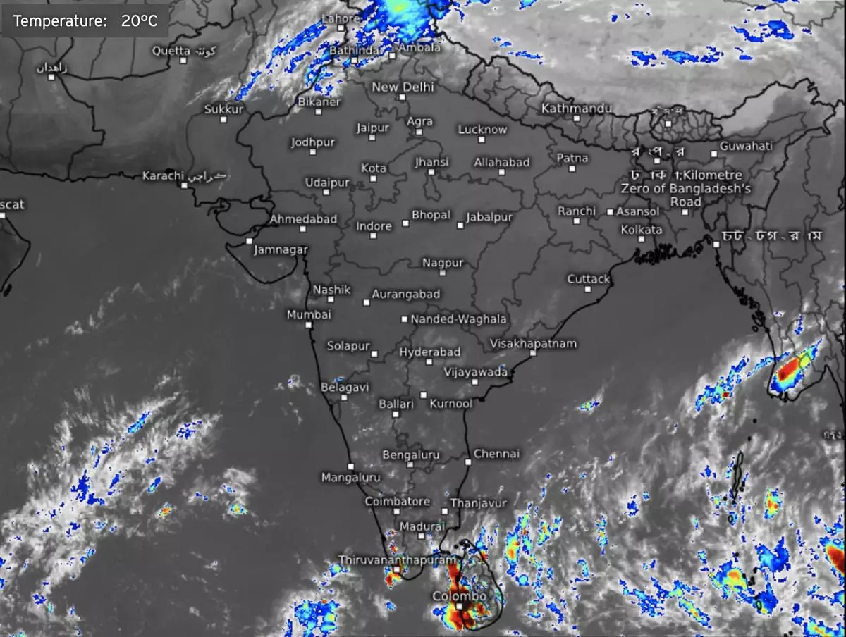 An easterly wave has been bringing rain to Sri Lanka and parts of the Southern Peninsula even as the South-East Bay of Bengal prepares to host a low-pressure area by Monday