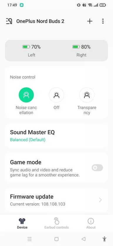 oneplus nord buds touch controls