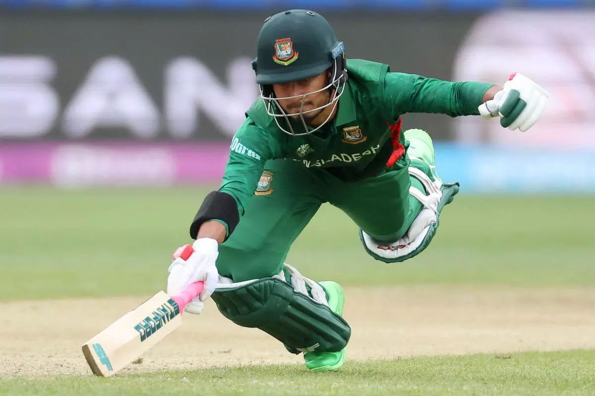 File picture: Bangladesh’s Afif Hossain gains his ground during the ICC men’s Twenty20 World Cup 2022 cricket match between Bangladesh and Netherlands