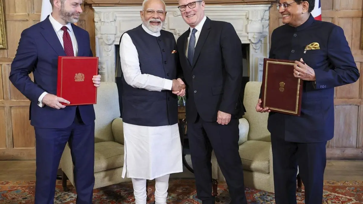 India, UK sign ‘historic’ free trade deal which will double trade by 2030