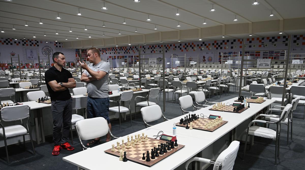 44th Chess Olympiad: 6,400 sq ft mammoth chessboard erected by private school in Chennai - Articles