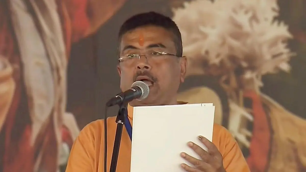 Suvendu Adhikari takes oath as first BJP CM of West Bengal