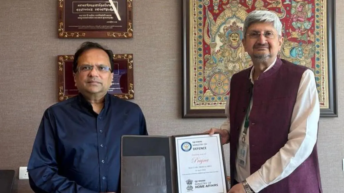 MHA receives DRDO-developed satellite imaging system 'Prajna' for real-time security support