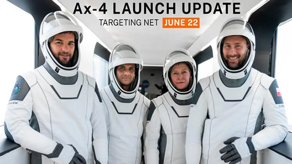 India’s Shubhanshu Shukla to pilot historic Axiom-4 Mission to ISS on June 25