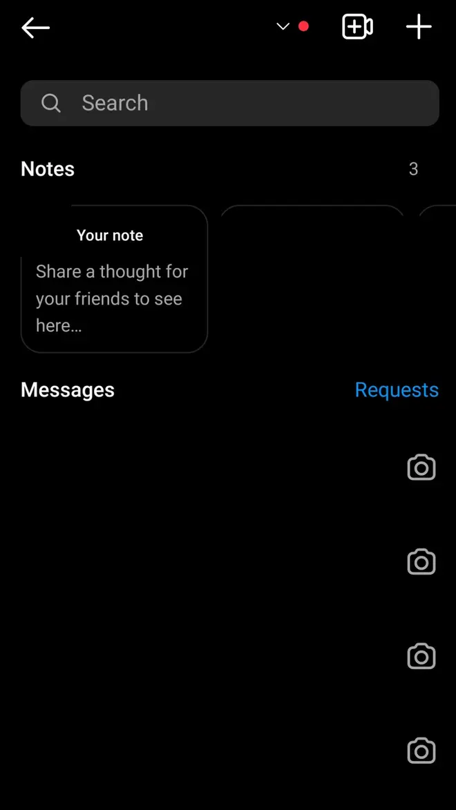 Notes feature on Instagram Notes feature on Instagram
