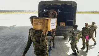 NEIGHBOUR IN NEED: The Army’s field hospital unit heads to quake-hit Myanmar for rescue operations