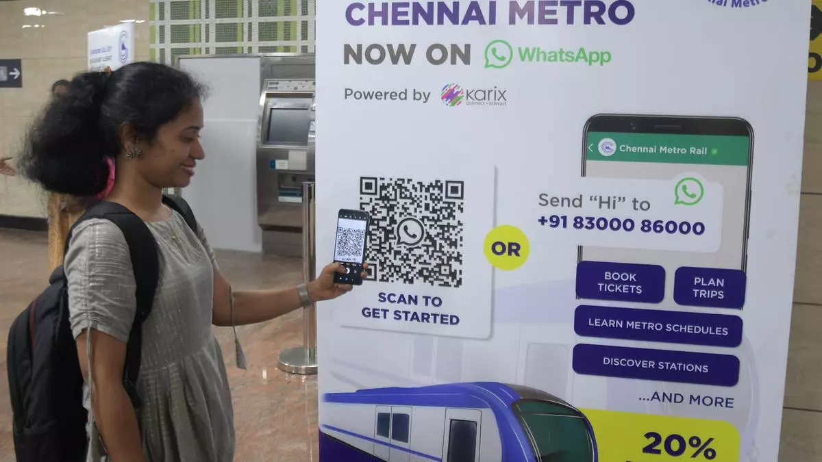 Chennai Metro Rail WhatsApp ticketing: Know how to book tickets