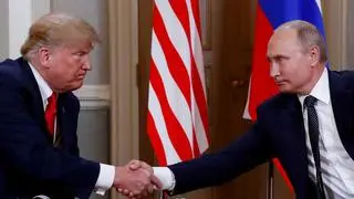 US President Donald Trump and Russia’s President Vladimir Putin 
