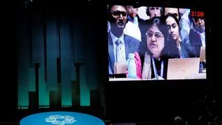 SMALL CHANGE: India’s representative Chandni Raina decries as an ‘optical illusion’ the climate finance package for developing countries that was finalised at the COP29 climate change conference in Baku, Azerbaijan
