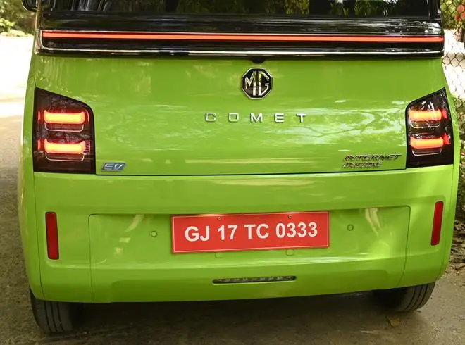Rear view of Comet Rear view of Comet