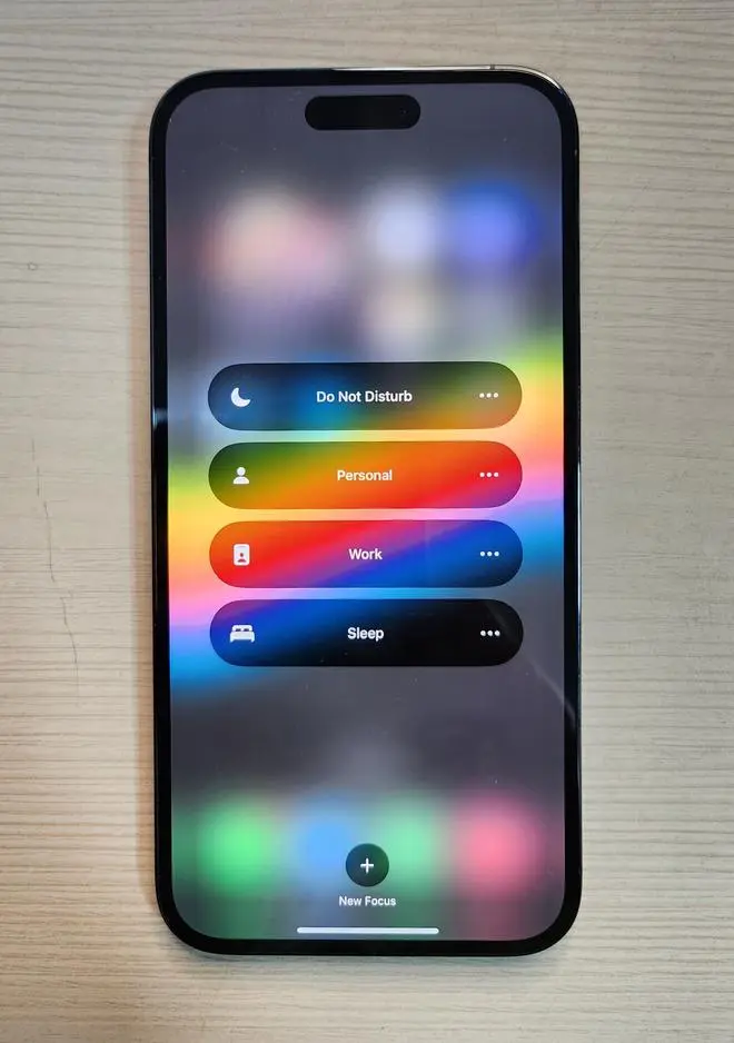 Hugely customisable Focus modes on the iPhone 14 Pro Max Hugely customisable Focus modes on the iPhone 14 Pro Max
