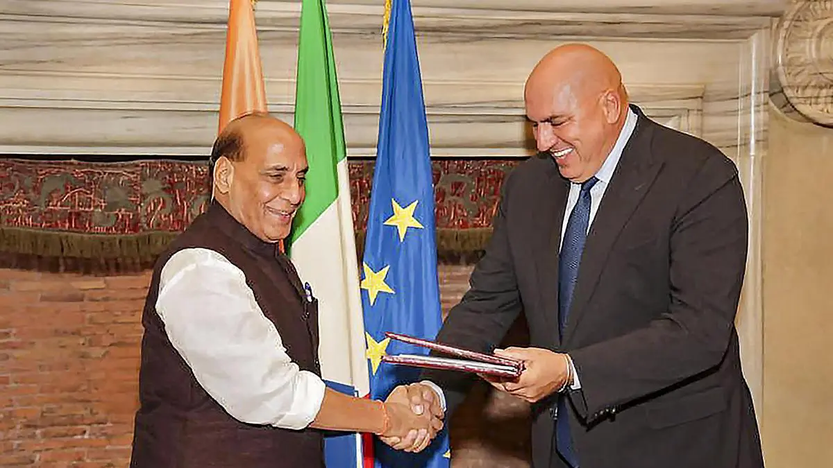 Defence Minister Rajnath Singh to hold bilateral talks with Italian counterpart Guido Crosetto today