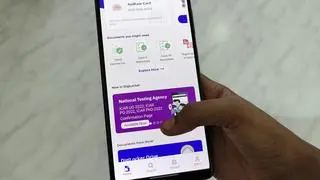 Use of DigiLocker by a resident in Chennai. Use of DigiLocker by a resident in Chennai.
