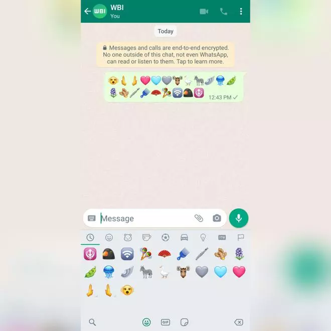 New emojis on WhatsApp