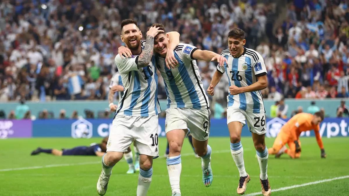 FIFA World Cup 2022: Alvarez and Messi steer Argentina past Croatia into final
