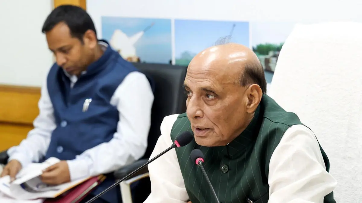 Rajnath Singh attends event marking the maiden flight of Tejas Mk1A at HAL