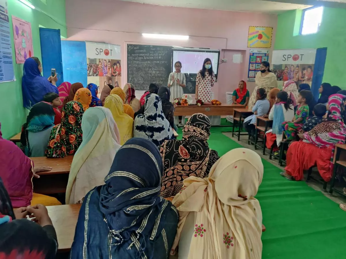 Menstrual health awareness workshop for rural women