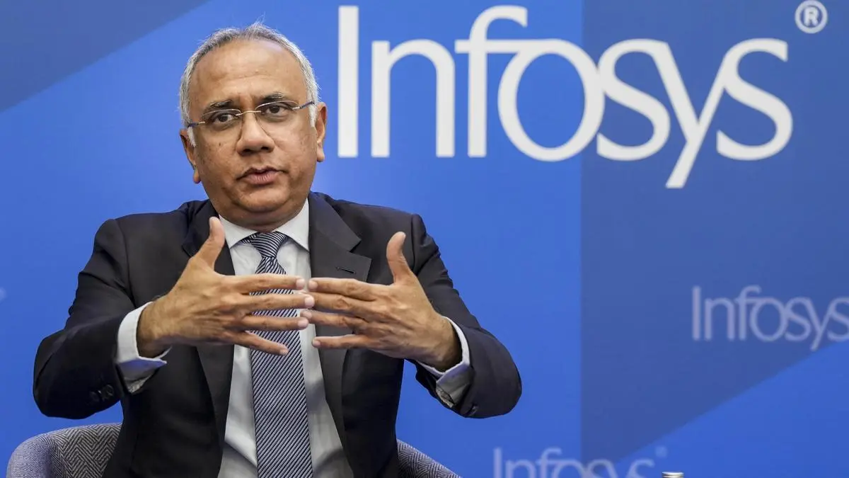 Infosys posts steady Q4 as profit jumps 28% q-o-q; guides 1.5%-3.5% FY27 growth