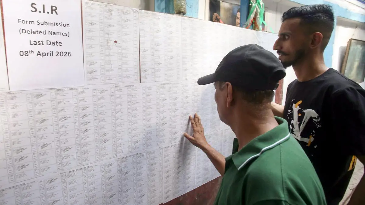 Nearly 91 lakh names deleted from Bengal electoral rolls after judicial scrutiny under SIR