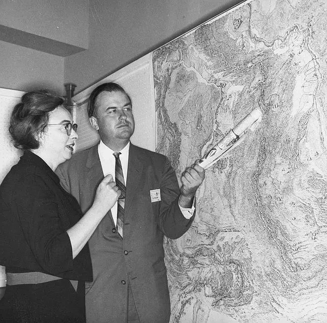 Marie Tharp and Heezen Marie Tharp and Heezen