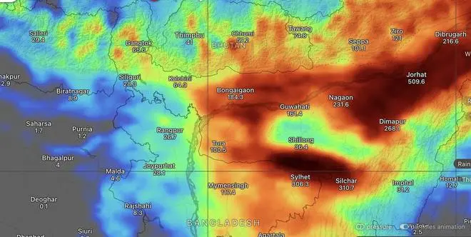 The ‘Kal Baisakhi’ thunderstorm season is in full flow over North-East India and Bangladesh marked by thunderstorms, lightning and hail The ‘Kal Baisakhi’ thunderstorm season is in full flow over North-East India and Bangladesh marked by thunderstorms, lightning and hail