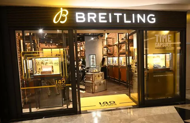 Breitling showroom at Palladium, Phoenix Mall, Chennai