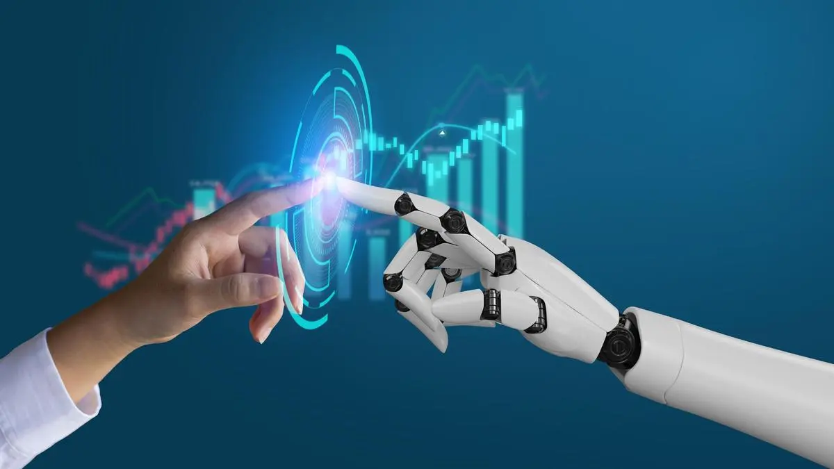 Illustration representing AI-generated advertising content