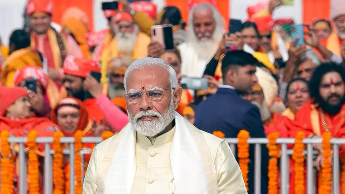 In pictures | Ram temple will witness rise of a magnificent India: PM ...