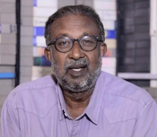 Elias John, President, Vizhinjam Mother Port Action Committee (V-Mac). Elias John, President, Vizhinjam Mother Port Action Committee (V-Mac).