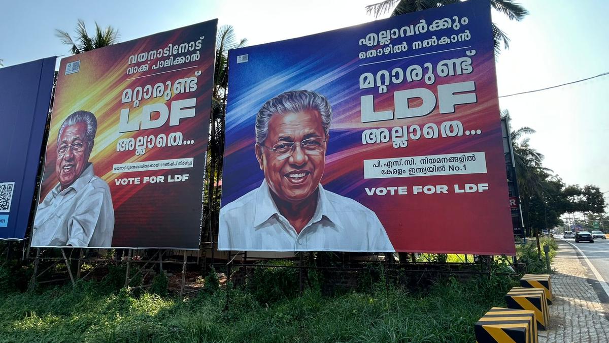 Ahead of polls, Kerala parties wage poster war